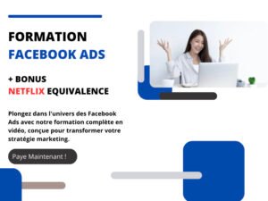 FORMATION FACEBOOK ADS + BONUS ( NETFLIX EQUIVALENCE )