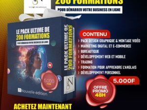 KIT DE 200 FORMATIONS AVEC DROIT DE REVENTE