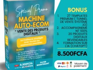 Machine Auto-EcomAfriQ2.0