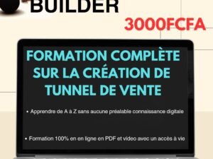 Formation complète en PDF et en vidéos sur la création de tunnel de vente