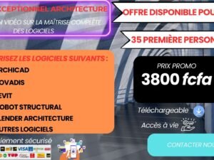 🚀 Accédez au Pack Ultime de Formation complète sur les logiciels professionnels d'Architecture