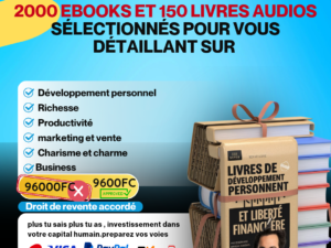 2000 PDF et 150 LIVRES AUDIO