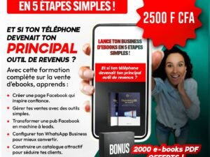 BUSINESS D'E-BOOKS EN 5 ETAPES SIMPLES