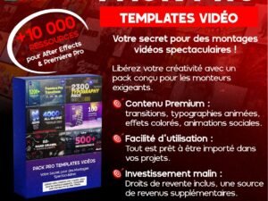 PACK TEMPLATES VIDÉO