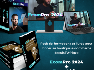 Pack formations EcomPro + 4 ebooks EcomAfrica