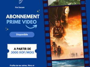 Abonnement prime vidéo