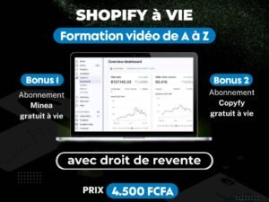 Abonnement premium Shopify gratuit à vie