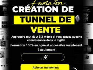 3- MD ( PACK 2 ) - Formation sur la Création de Tunnel de vente