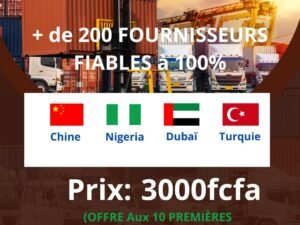 Formation achat alibaba 🇨🇳 , 🇹🇷,Nigeria, Doubaï