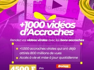 + 1000 VIDÉOS ACCROCHES VIRALES
