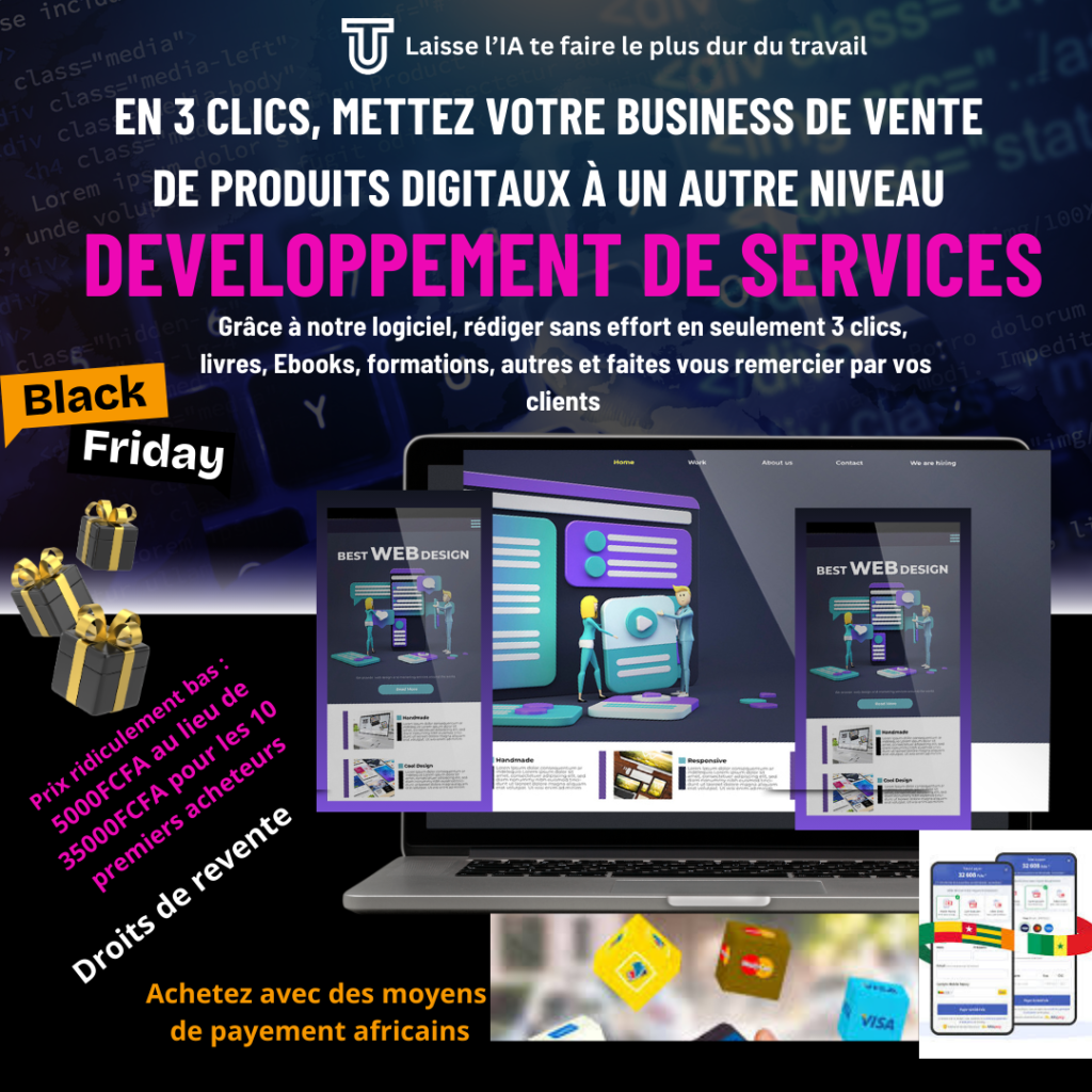 Logiciel de rédaction de produits digitaux, livres, Ebooks et formation