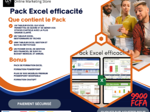 Pack Excel efficacité
