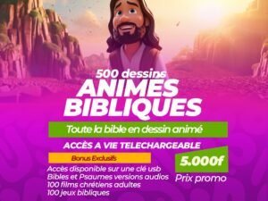 500 dessins animés bibliques