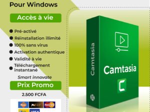 CAMTASIA PRO – ACCÈS À VIE, SANS LIMITES