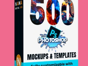 PRO DESIGN PACK 500 – Get 500 PREMIUM Mockups and Templates