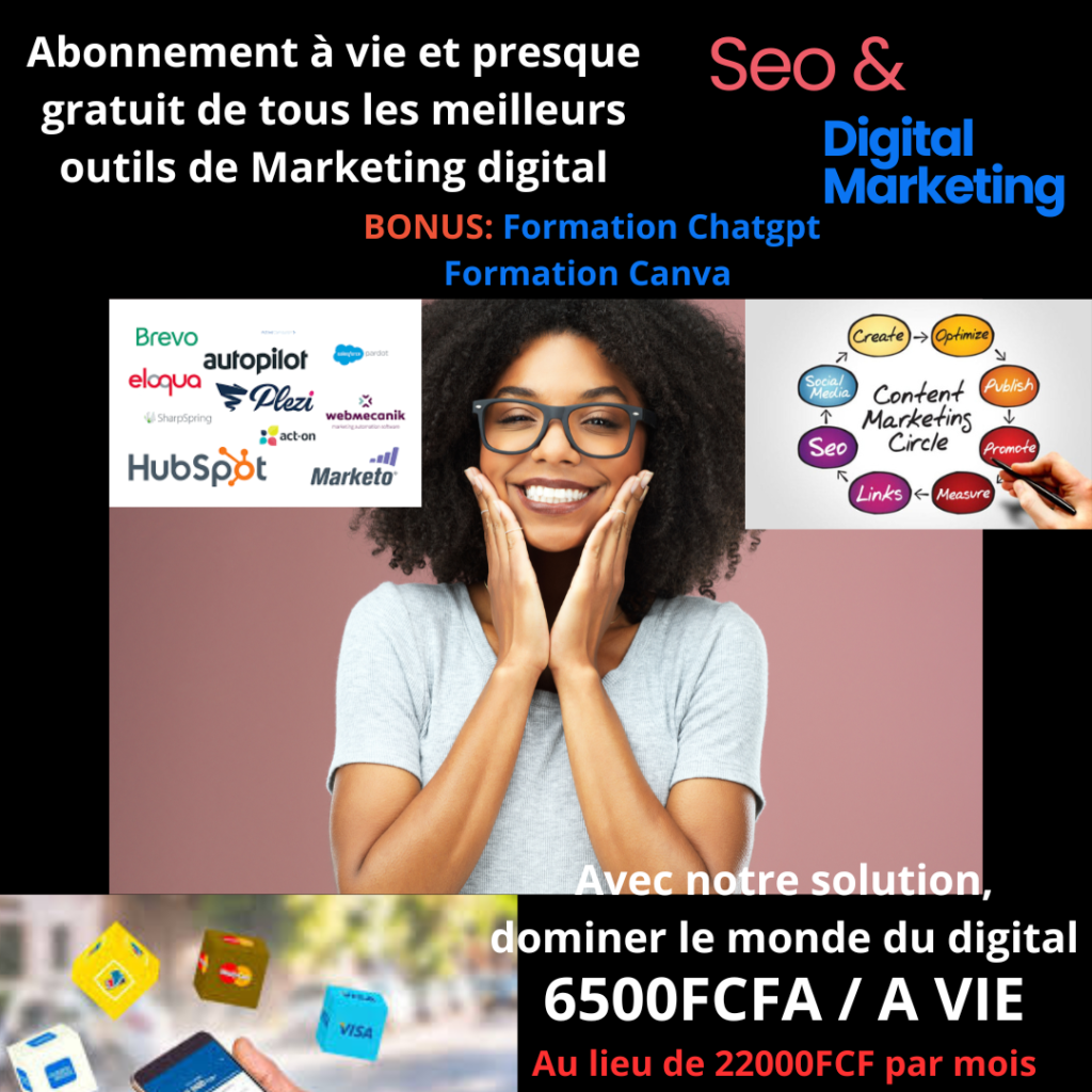 ABONNEMENT A VIE D'OUTILS MARKETING