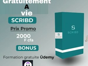 Accès gratuit a vie scribd / udemy