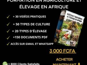 Formation Agro-Pastorale (Agriculture et Elevage) Révolutionnaire : Votre Passeport vers la Réussite Financière