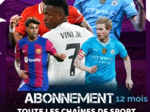 Abonnement Sport 12 Mois – Toutes Vos Chaînes Préférées à 3100 FCFA !