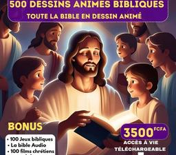 Pack de 500 Vidéos de Dessins Animés Bibliques Pour Noel