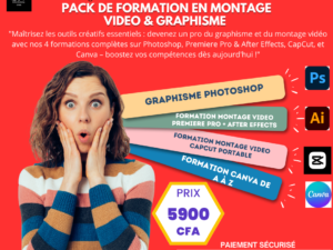 PACK MONTAGE VIDEO & GRAPHISME
