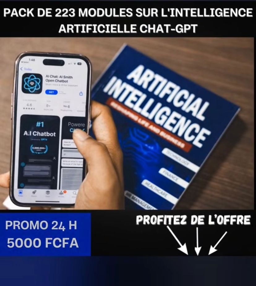 Maitriser l'Intelligence Artificielle avec notre pack de 223 modules vidéos pratiques