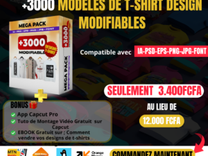 +3000 MODELES DE T-SHIRT DESIGNS