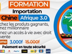 🚢 Importation Chine 🀄- Afrique 3.0 : Dénicher des Produits Gagnants, Devenez Millionnaire💰