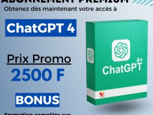 PACK ABONNEMENT PREMIUM CHATGPT