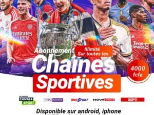 ABONNEMENT À TOUS LES CHÂINES SPORTIVES