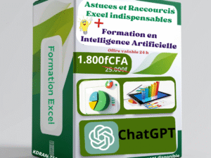 Astuces et raccourcis Excel + Formation en intellignce artificielle (IA)