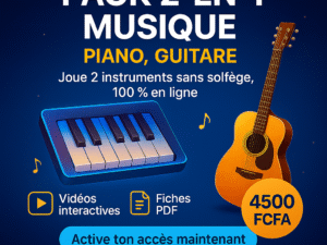 COURS PIANO ET GUITARE