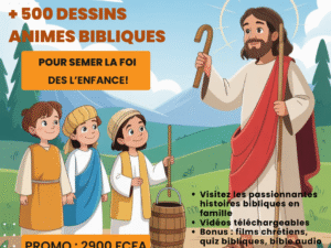 +500 DESSINS ANIMES BIBLIQUES POUR ENFANTS ET ADULTES (EN FRANCAIS)