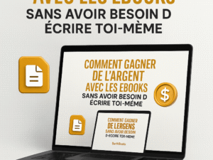 Comment gagner de l'argent avec les eBooks sans avoir besoin d'écrire toi-même