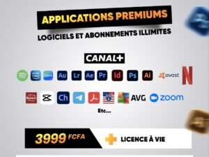 Abonnement Premium a vie Netflix,Capcut,Chatgpt etc...