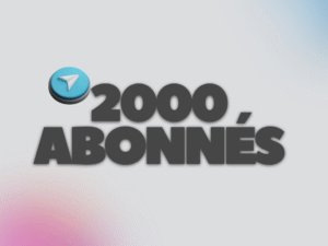 2000 abonnés Telegram