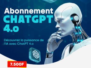 ABONNEMENT PREMIUM CHAT GPT 4 UN ANS