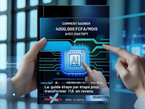 COMMENT GAGNER 400.000 FCFA PAR MOIS AVEC CHATGPT