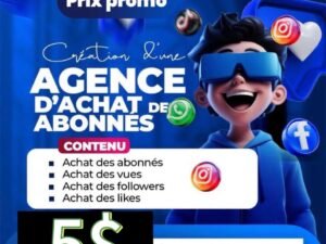 Pack Booster Réseaux Sociaux : (TikTok, Instagram, Facebook, YouTube, Telegram).